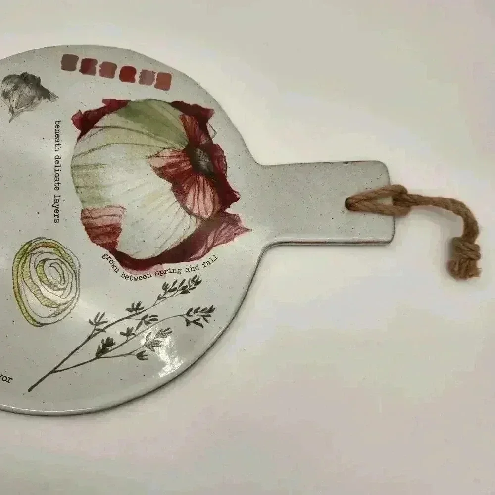 NWOT Rosanna Artist Sketchbook Farm To‎ Table Collectable Ceramic Charcuterie